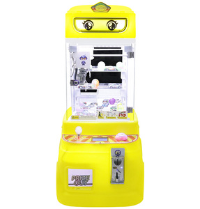 Machine à grue de classe Système d'éclairage LED à pièces pour enfants Opération Oin Mini jeu d'armoire à griffes - Product Image 2
