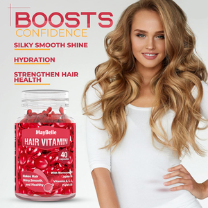 Diep Hydrateert Gladde Glans Arganolie Vitamine <span class=keywords><strong>Capsules</strong></span> Haar Essence Capsule Private Label - Product Image 2