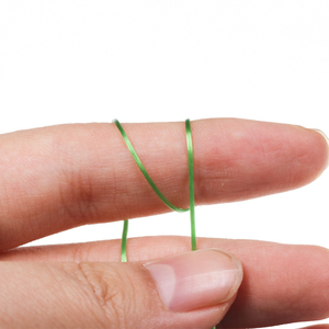 Material de atado de hilo elástico de gusano flexible de plástico para <span class=keywords><strong>ninfa</strong></span> y Streamer moscas Lago/Arroyo/Río diámetro de 50 m/rollo - Product Image 5