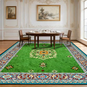 Tapis de restaurant vintage antidérapant personnalisé pour salon, salle à manger, tapis lavable en machine, grand tapis moelleux bleu pour <span class=keywords><strong>chambre</strong></span> à coucher - Product Image 3