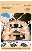Grande tente de camping familiale pour 6-8 personnes, double couche, quatre saisons, imperméable, résistante au soleil, respirante, pour l'extérieur, nécessite un montage.
