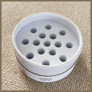 Custom Eco-friendly Round Paper Tube Packaging for Multi-pack Travel Size <b>Perfume</b> Sample <b>Bottles</b> with EVA Foam Insert - Product Image 2