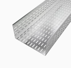 Plateau de câbles perforé en acier inoxydable de haute qualité, plateau en treillis métallique pour la gestion des câbles de télécommunication et la pose de câbles - Product Image 2