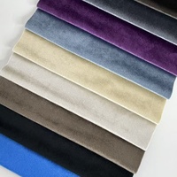 Tissu d'ameublement en velours italien de luxe, couleurs variées, textile durable pour meubles, 280 cm, certifié, sur mesure pour rideaux d'hôtel