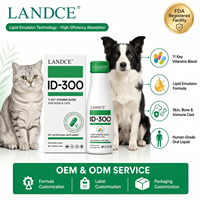 Émulsion liquide de vitamines Landce pour chiens et chats, soutien immunitaire, absorption rapide, 11 vitamines essentielles, soins complets pour la santé des animaux de compagnie