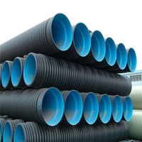 Machine de fabrication de ligne d'extrusion de tuyau ondulé PVC HDPE solide simple mur Double PVC PE