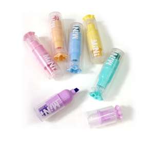 Marcadores de Colores Estilo Caramelo, Creativos, en Cartón, Mini Marcadores Fluorescentes para Niños, Regalo - Product Image 1