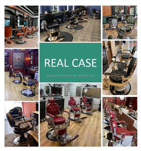 Chaise de salon de coiffure à base ronde en cuir de luxe Successeur avec rembourrage confortable <span class=keywords><strong>Chariot</strong></span> de salon de manucure SPA-Ready - Product Image 6