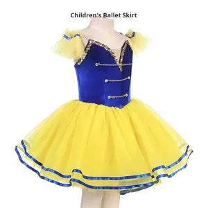 Disfraz de <span class=keywords><strong>Ballet</strong></span> con Falda de Tul para Niñas, con Lentejuelas, para Actuaciones de Baile en Jardín de Infancia, Año Nuevo - Product Image 2