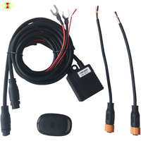 12V LED Lampu Tambahan Remote Control Wiring Harness Isolasi PVC 140W (2 Lampu) PT1.0 / Modifikasi Lampu Depan Mobil