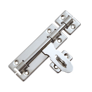 Perno de puerta de acero inoxidable Yongdexing de 8 pulgadas, montaje en superficie, cerradura de doble cabezal para puerta de madera, pernos izquierdo y derecho - Product Image 3