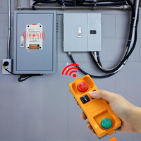 Convertisseur PLC 2 canaux FSK à code fixe et code roulant 420-450 MHz DC12-36V, étanche, antichoc, alimenté par piles AAA, portée 100 m