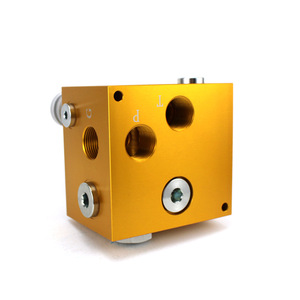 Válvula de equilibrio hidráulica Taichung Staff ET-06 de aleación de aluminio para plataforma elevadora con control electromagnético - Product Image 2