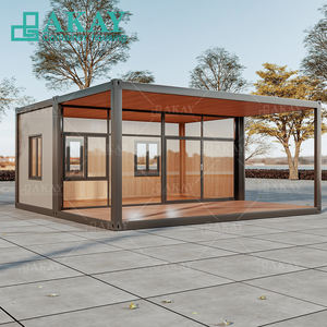 Abri d'urgence Maison mobile Installation rapide Maison conteneur pliable Bâtiment temporaire en acier Maison préfabriquée de luxe Villa - Product Image 2