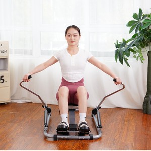 Doble paleta hidráulica 12 velocidades cinturón de resistencia ajuste de pendiente simple paleta entrenamiento interior pequeña máquina de <span class=keywords><strong>remo</strong></span> de fitness - Product Image 2