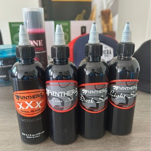 Inchiostro per Tatuaggi Naturale a Base Vegetale Italiano 1 oz BLACK TRIBAL XXX GOLD Prodotto in Italia - Product Image 4