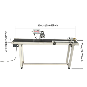 Automatische Intelligente Kartonnen <span class=keywords><strong>Coder</strong></span> Vervaldatum Batchcode Printer Online Tij Inkjet Printer Met 5Inch Touchscreen - Product Image 2