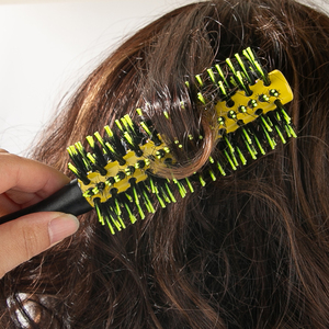 Gloway - Juego de 6 Cepillos Redondos de Madera con Cerdas de Jabalí y Nylon Resistentes al Calor <span class=keywords><strong>para</strong></span> Peinar Cabello Rizado - Product Image 3