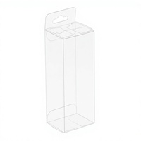 Boîte d'emballage en plastique PE personnalisée, conteneur de rangement rectangulaire transparent pour produits de vente au détail