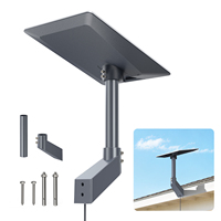 Support mural réglable à 360 degrés pour antenne Starlink V5, bras métallique pour antenne satellite à fixation sur avant-toit