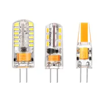 Lampadine trasparenti in Gel di silicone mini-formato ad alta luminosità 12V o 220V 2w 3w G4 lampadine a LED