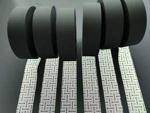 <span class=keywords><strong>Ruban</strong></span> réfléchissant de sécurité en polyester CE EN20471, tissage jacquard clair, garniture en nylon, bande de tissage, bande à coudre - Product Image 4