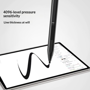 Lápiz Óptico Capacitivo de Metal <span class=keywords><strong>Microsoft</strong></span> con 4096 Niveles de Presión, Inclinación para Dibujo, Antioperación Accidental y Diseño de Adsorción Magnética para Surface - Product Image 2