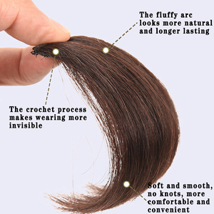 Human <strong>Hair</strong> Extensions Black Brown Natural Hairpin Clip in False <strong>Hair</strong> Pieces for Women <strong>Hair</strong> <strong>Pad</strong> - Product Image 5