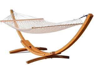Support de <span class=keywords><strong>hamac</strong></span> <span class=keywords><strong>en</strong></span> <span class=keywords><strong>bois</strong></span> naturel de 13 pieds avec <span class=keywords><strong>hamac</strong></span> double <span class=keywords><strong>en</strong></span> corde, <span class=keywords><strong>hamac</strong></span> <span class=keywords><strong>en</strong></span> coton tissé à la main pour <span class=keywords><strong>2</strong></span> <span class=keywords><strong>personnes</strong></span>, pour patio, jardin, cour - Product Image 1