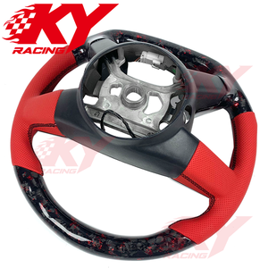 Volant de course en fibre de carbone forgée personnalisé avec LED pour Chrysler 300 300C SRT et Dodge Challenger - Product Image 3