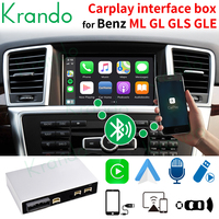 Mise à niveau du boîtier d'interface CarPlay pour Mercedes Benz ML GL GLS GLE W166 X166 2012-2018 Module sans fil Apple Carplay Android Auto