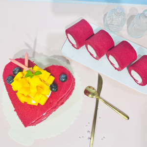 Torta di velluto rosso senza uova premiscela torta di velluto rosso miscela di polvere per l'industria pasticceria e settore - Product Image 2