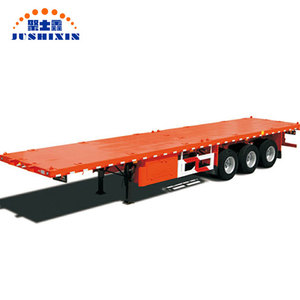 2/3 eje 20ft/40ft/45ft plana contenedor camión de remolque - Product Image 4