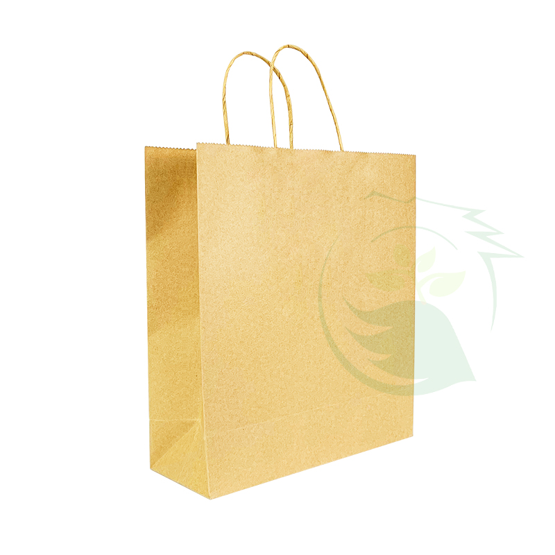 Twist handle paper bag Brown Color
