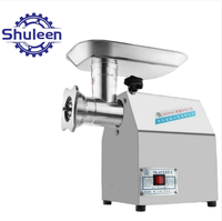 Hachoir à viande électrique professionnel en acier inoxydable pour restaurant et usage domestique, grande capacité 5,1-10 kg/min, hachage/tranchage rapide
