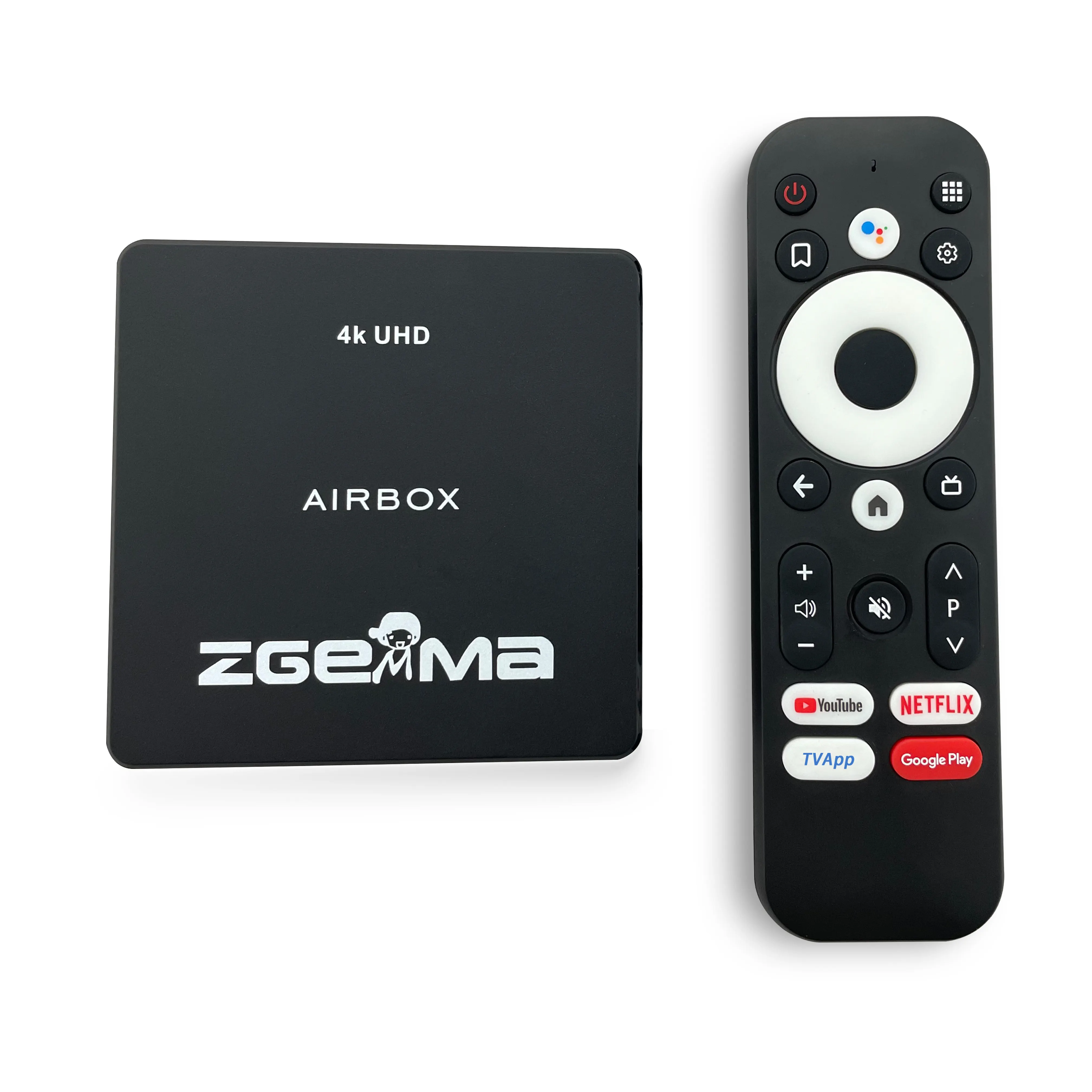 Reproductor de medios de transmisión remota 4K Android TV BOX con dispositivo de transmisión en línea Appstore ZGEMMA AIRBOX