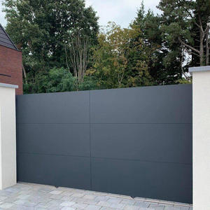 Puerta plegable de suspensión automática de fábrica de Foshan, puerta exterior, diseño de puertas principales plegables deslizantes automáticas eléctricas de aluminio - Product Image 5