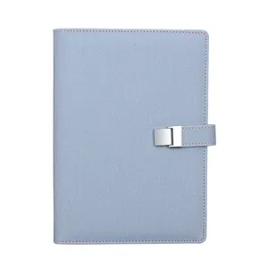 Organisateur de notebook, carnet de notes 6 anneaux, en cuir, personnalisé de haute qualité, boucle en métal A5