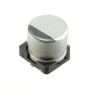 Condensateur à montage en surface UCD0J101MCL1GS CAP ALUM 100UF 20% 6.3V SMD 100 uF - Product Image 1