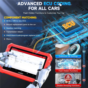 เครื่องมือวินิจฉัยรถยนต์เครื่องสแกน OBD2สำหรับ X431รุ่น Pro Star Upgrade canfd doip ECU Coding <span class=keywords><strong>37</strong></span> + ฟังก์ชั่นการบริการเครื่องสแกน - Product Image 3