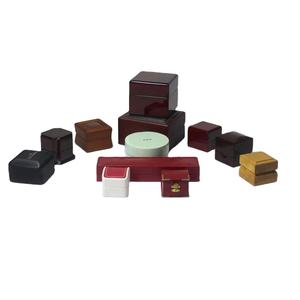 Elegant Luxury Handmade MDF Wood Jewelry <strong>Box</strong> Stamping Embossing Custom Logo Luxury <strong>Wooden</strong> Ring <strong>Storage</strong> Gift <strong>Box</strong> for Earrings - Product Image 2