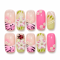 Ongles à presser de luxe en plastique Tacana de haute qualité pour Halloween 2026, couvrance totale, effet œil de chat, formes carrées/amande/cercueil, 3D, courts