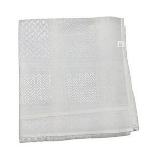 Pañuelo para la Cabeza Estilo Turbante Cuadrado con Logotipo Personalizado para Hombres Árabes Musulmanes, Buen Precio, Pañuelo y Chal Étnico de Poliéster - Product Image 4