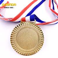 Concevez Votre Propre Médaille Logo Plaque Or Argent Bronze Métal Prix Vide Blanc Sport École Médaille Collier