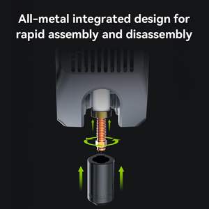 Buse d'imprimante 3D Creality, remplacement en métal de 0.4mm pour K2 Plus Hi Combo Hotend - Product Image 3