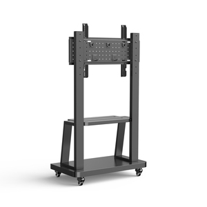 Charge maximale de 80kg Chariot de télévision mobile <span class=keywords><strong>à</strong></span> hauteur réglable pour écrans de 32 <span class=keywords><strong>à</strong></span> 75 pouces - Product Image 2