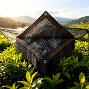 Rede de Sombreamento de Alta Qualidade em HDPE, Tecido de Sombreamento Estabilizado contra UV para Uso Agrícola/Em Estufas, Toldo de Sombreamento para Pátio Externo - Product Image 2