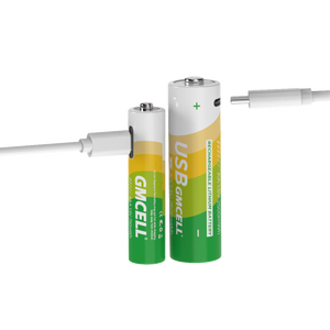 2500mah 1.5V AA AAA USB-C Lithium Li-ion Lipo <span class=keywords><strong>Rechargeable</strong></span> Type USB C Recargable Pilas Baterias Petite Batterie Avec Chargeur - Product Image 6