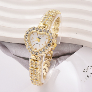LP48 Orologi al Quarzo di Lusso con Diamanti per Donna, Set di Quattro Pezzi con Scatola a Cuore, Regalo per San Valentino - Product Image 5