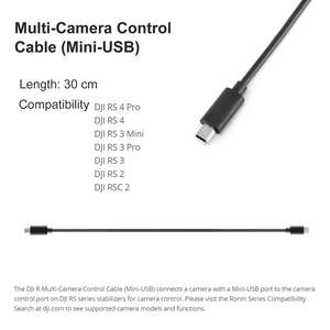 สายควบคุมกล้องหลายตัว DJI RS USB/USC/HDMI/RSS-P สำหรับ DJI RS <span class=keywords><strong>4</strong></span>/ Mini <span class=keywords><strong>4</strong></span>/ RS <span class=keywords><strong>3</strong></span>/ RS 2 ตัวกันสั่น กล้อง Sony <span class=keywords><strong>Panasonic</strong></span> Fujifilm - Product Image 5